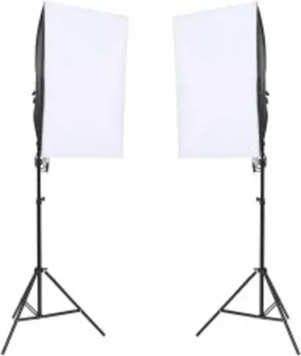 Produktbild von vidaXL Fotostudio-Set mit Beleuchtung, Hintergrund und Reflektor