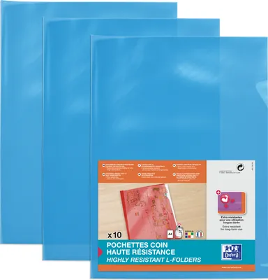 Immagine prodotto di ELBA Sichthllen, transparent, DIN A4, aus PVC, blau