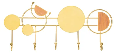 Produktbild von Mauro Ferretti Wandhaken Wednesday Gold Multicolor 47x4.8x21.7 cm