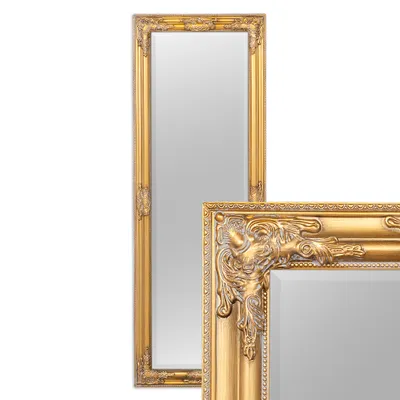 Produktbild von Eleganter Barock Spiegel BESSA 140x50cm gold-antik Holzrahmen
