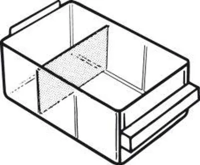 Produktbild von Raaco Ersatzschublade Typ150-2 B91xT154xH64 mm, transparent