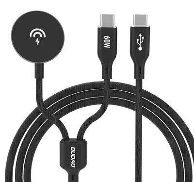 Image de DUDAO Dudao A12MaxC ladekabel USB-C/Tradlos 60W Sort