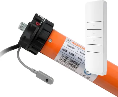 Produktbild von 3T Funk-Markisenmotor 40Nm inkl. Adaptersatz + Handsender HSZ1 Typ: 3T45-40RX / 63 mm rund