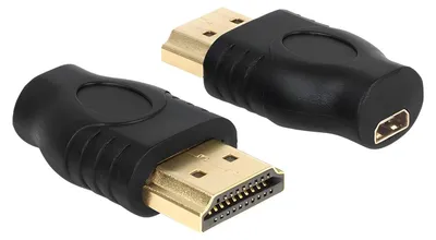 Produktbild von Delock - HDMI-Adapter - HDMI männlich zu 19 pin micro HDMI Type D weiblich