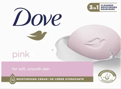 Produktbild von Dove Multicolor 1/4 Moisturising Cream Bar Soap 90g