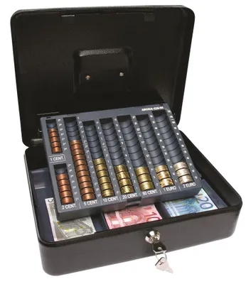 Produktbild von Geldkassette mit Schloss und 2 Schlüsseln