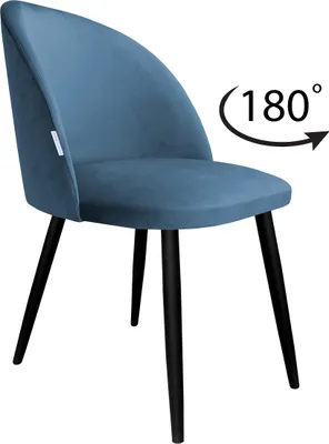 Produktbild von Drehbarer Bürostuhl Colin, 180°, schwarzer Fuß MG33