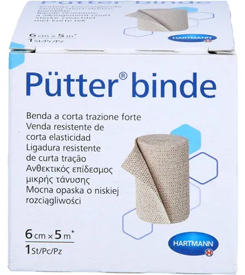 Produktbild von Pütterbinde 6cmx5m, 1 St BIN
