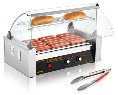 Zdjęcie produktu dla Grill do hot dogów - Grill do kiełbas - Elektryczna maszyna do produkcji kiełbas - Grill do barbecue