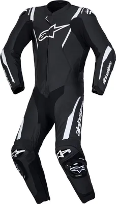 Produktbild von Alpinestars Missile V3 1-Teiler Motorrad Lederkombi, schwarz/weiß, 58