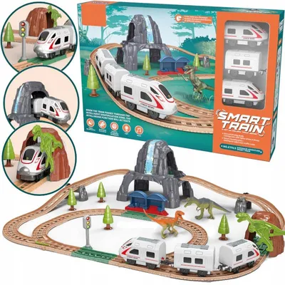 Obrázek produktu pro Doris Elektrický vláček s dinosaury koleje světlo zvuk