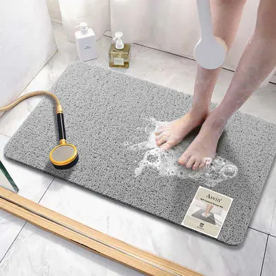 Productafbeelding van Asvin Weiche, antislip badmat, ongeveer 120 x 40 cm, ftalaatvrij