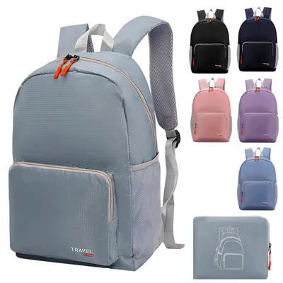 Imagen del producto de Mochila plegable, resistente al agua, de 20 a 35 litros, ideal para actividades al aire libre y viajes