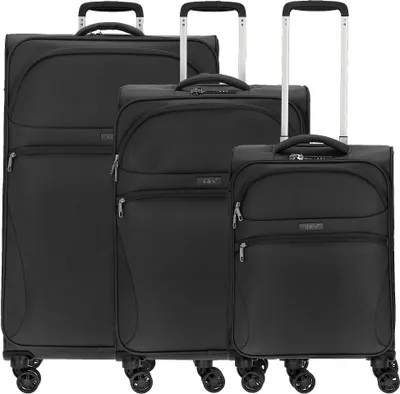 Produktbild von d&n Travel Line 9104 4 Rollen Kofferset 3-teilig