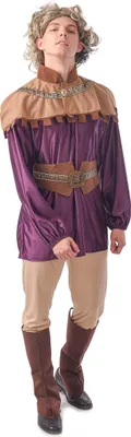 Immagine prodotto di Costume da principe medievale per uomo costume di carnevale viola-marrone - L