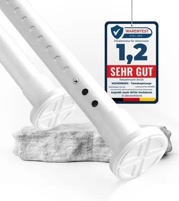 Productafbeelding van Uitschuifbare Gordijnroede Zonder Boren, 360-410 cm