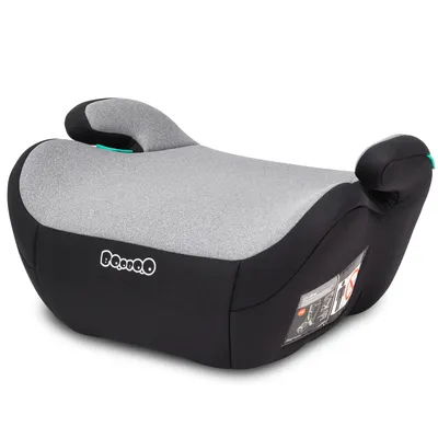 Produktbild von Booboo Safety Madrid Sitzerhöhung i-Size 125 bis 150 cm, ohne Isofix - Black Grey
