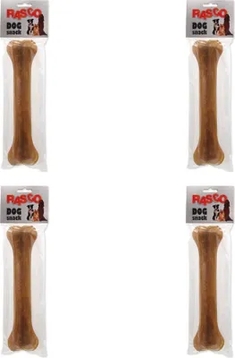 Produktbild von Rasco Leckerli Büffelknochen 25 cm 1 Stück / Packung 4 Stück