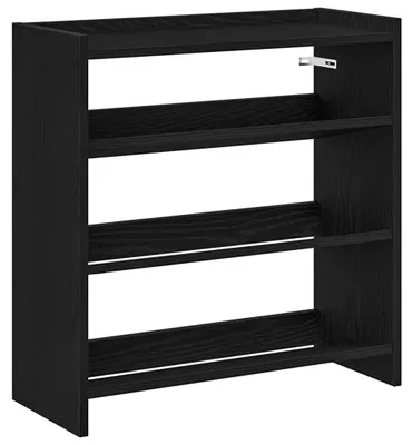 Immagine prodotto di vidaXL Portascarpe nero 60x25x62 cm Materiale a base di legno