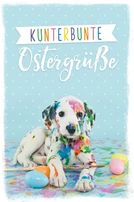 Produktbild von Ostern - Glückwunschkarte im Format 11,5 x 17 cm mit Briefumschlag