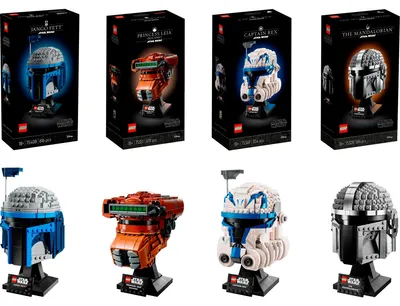 Zdjęcie produktu dla Zestaw hełmów LEGO Star Wars, zabawka konstrukcyjna