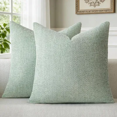 Zdjęcie produktu dla Poszewki na poduszki z weluru, miękkie, 50 x 50 cm, zestaw 2 sztuk, do sofy