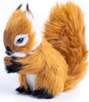 Immagine prodotto di Figura decorativa EICHHÖRNCHEN con pelliccia autunnale 7 cm