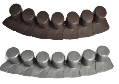 Produktbild von Prosperplast Palisade 2,05m Beetumrandung Rasenkante Zierkante Beeteinfassung, Farbe:braun