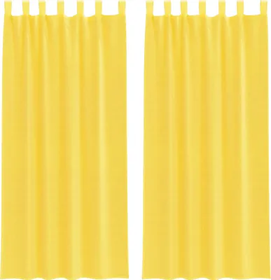 Immagine prodotto di vidaXL Tende in voile con tasche per aste 2 pz. Giallo