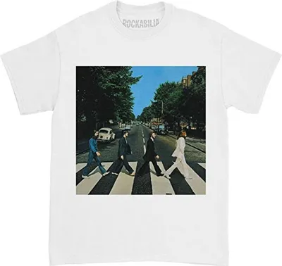 Produktbild von The Beatles - T-Shirt für Herren/Damen Uni RO1592 (XXL) (Weiß)