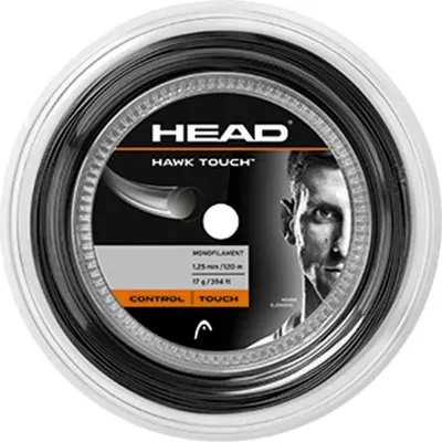 Produktbild von Head Racket Hawk Touch 120 M Tennisrollen Saite Schwarz 1.20 mm Schwarz 1.20 mm