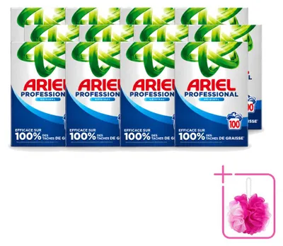 Produktbild von 12 x Ariel Professional Regular Waschmittel - 5,5 kg - Sparpackung - 12 Stücke