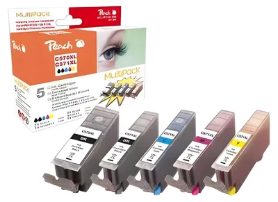 Produktbild von Peach Patrone Canon PGI-570XL/CLI-571XL MultiPack komp retail