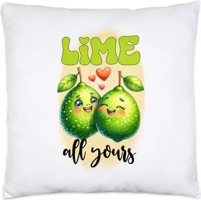 Produktbild von Lime All Yours Kissen Inkl. Füllung Limetten Liebe Niedlich Romantisches Geschenk Herz