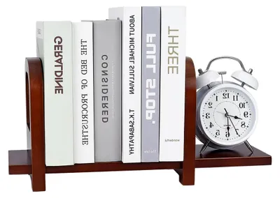 Produktbild von Verstellbares Bücherregal für den Schreibtisch aus Holz
