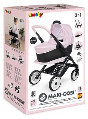 Immagine prodotto di SMOBY Maxi Cosi carrozzina 3 in 1 rosa 253121