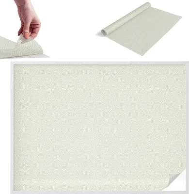 Zdjęcie produktu dla Folia zapewniająca prywatność - 146x200 cm - kolorowe szkło / witraż - nieprzezroczysta i dekoracyjna - samoprzylepna dekoracyjna folia szklana - ochrona przed promieniowaniem UV, łatwa w montażu - zakrzywione linie