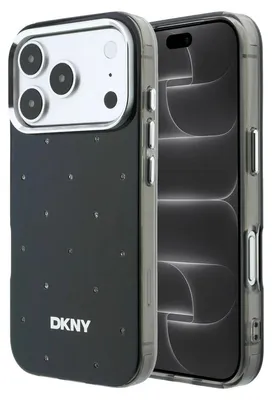 Obrázok produktu pre DKNY PC/TPU kryt s kamienkami MagSafe pre iPhone 18 Pro Max čierny (57983131892)