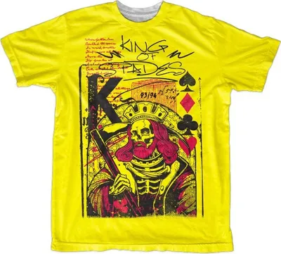 Produktbild von King Of Spades T-Shirt - X-Large - Yellow