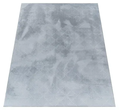 Produktbild von Teppich Wohnzimmer Schlafzimmer Kurzflor Skandinavisches Boho Muster Geometrisch Grösse 120x160 cm