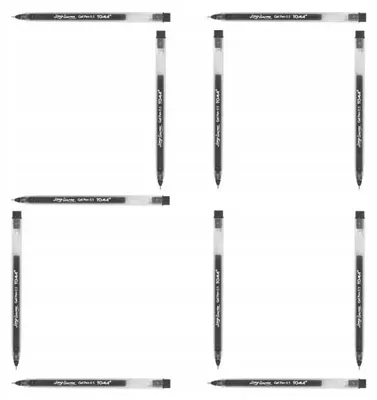 Image de Stylos bille Long Line, pointe 0,5 mm (paquet de 20), couleur noire, marque TOMA