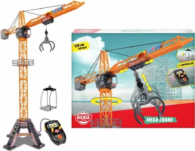 Obrázok produktu pre Mega žeriav 120 cm, ovládaný káblom