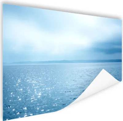 Produktbild von MuchoWow® Poster Sommer - Meer - Berge 60x40 cm - Schlafzimmerdekoration