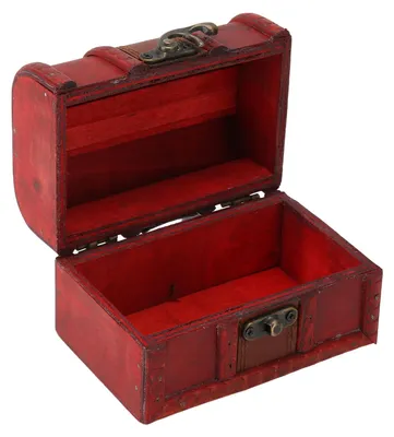 Produktbild von Vintage-Holz-Aufbewahrungsbox, klappbar, für Schmuck, Münzen und kleine Gegenstände, ideal als Dekoration für den Schreibtisch