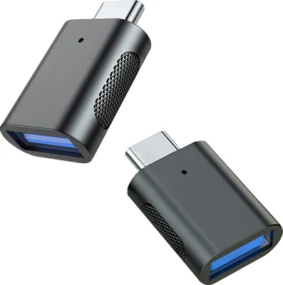 Produktbild von MMOBIEL USB-C auf USB Adapter - Typ-C Stecker auf USB-A 3.0 Buchse – 2 Pack