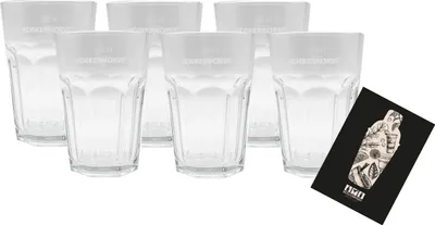 Produktbild von Koskenkorva Vodka Longdrinkglas 6er Set Longdrink Glas Gläser - 0,3L Eichung