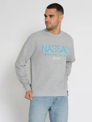 Produktbild von Nassau Beach Sweatshirt NB231041 Herren grey melange M