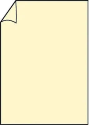 Produktbild von Briefbogen Paperado A4 100g chamois RÖSSLER 16400108 210x297mm gerippt