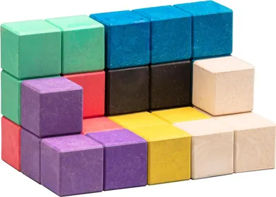 Zdjęcie produktu dla Soma - Kostka 6x6x6 kolorowa 7 sztuk Re-Wood®