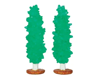 Produktbild von Weihnachtsfigur Rock candy tree set of 2